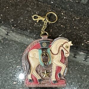 Horse Key Chain w/ zipper pocket by Chala
Handbags